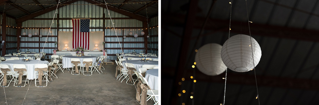 Colorado farm wedding, American flag wedding backdrop, Americana wedding